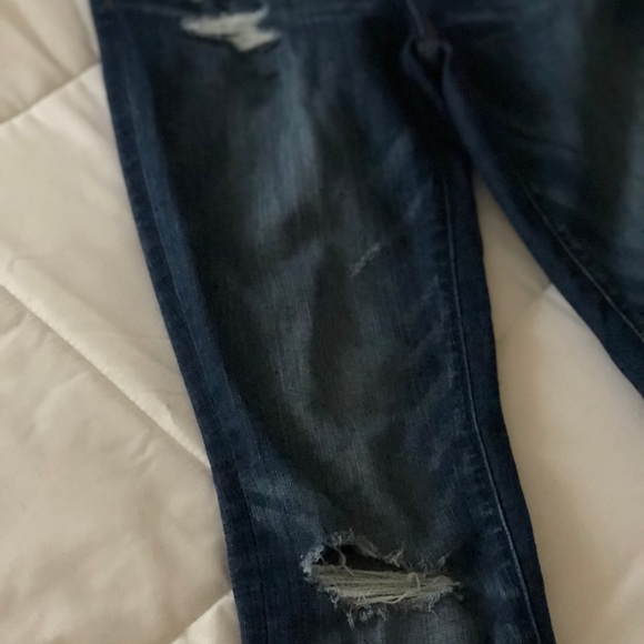 LOFT Destructed Slim Pocket Modern Skinny Jeans - Picture 6 of 8